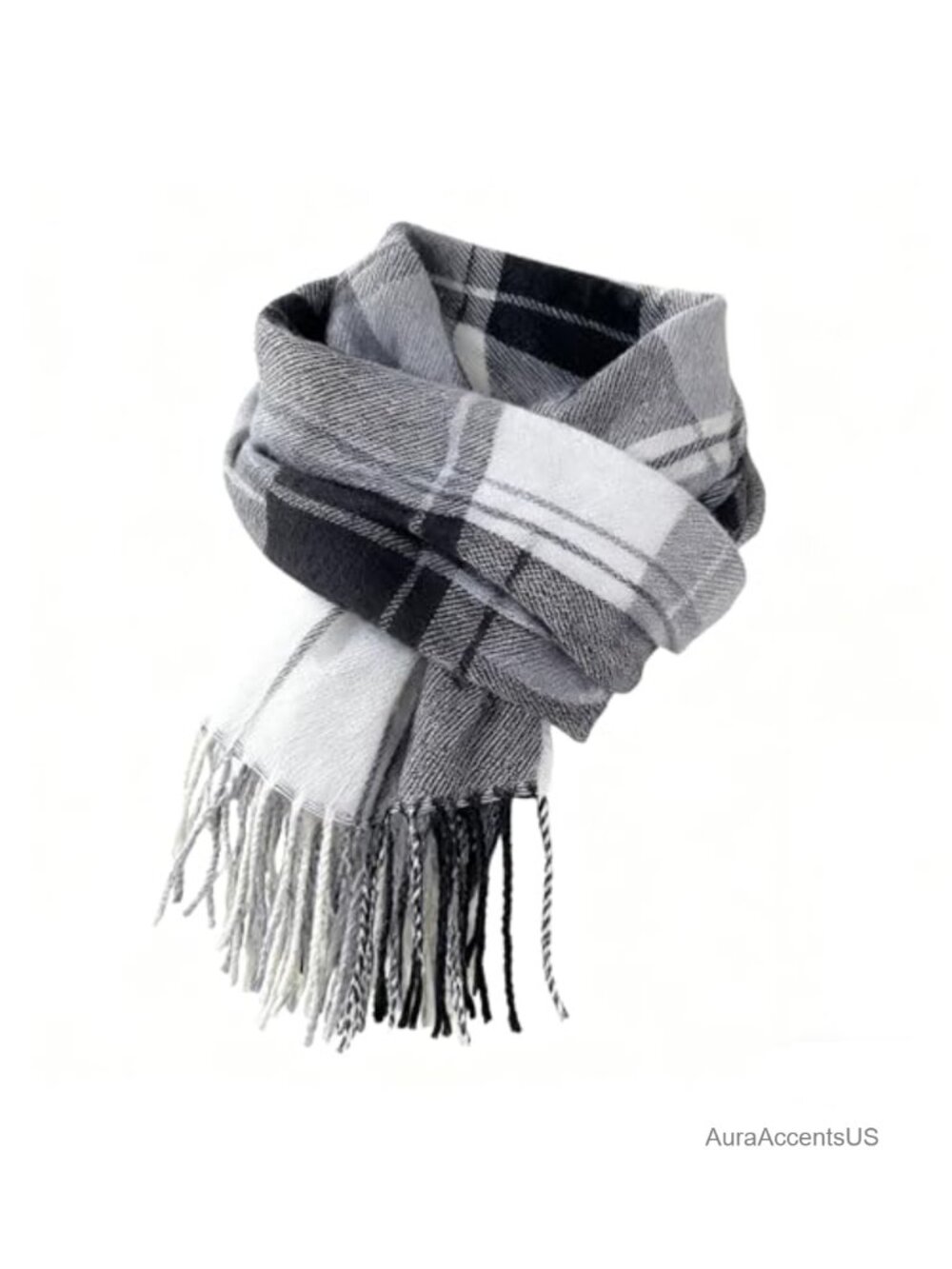 Women's Large Winter Scarf Shawl Wrap Plaid Oversized Warm